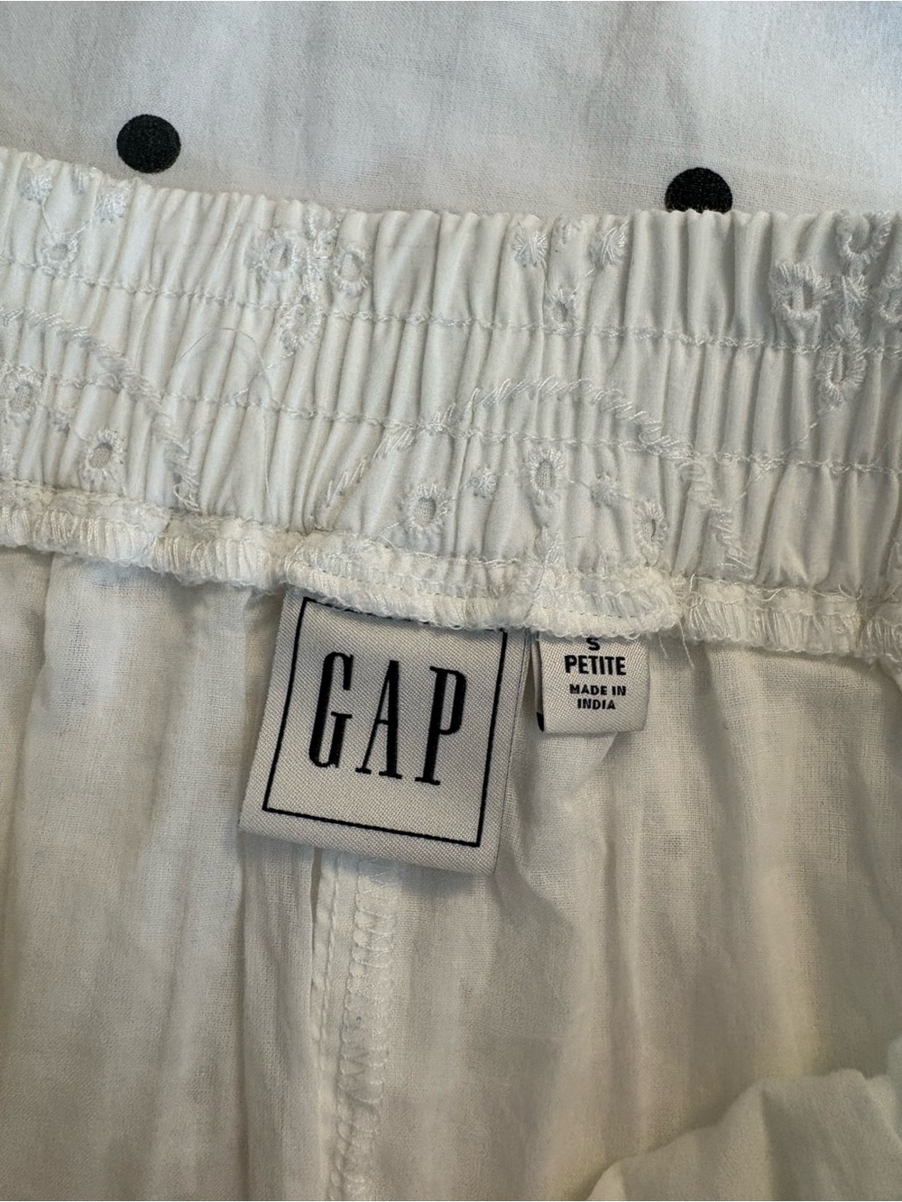 GAP White Eyelet Boho Tiered Midi Skirt Size Small - Picture 4 of 6
